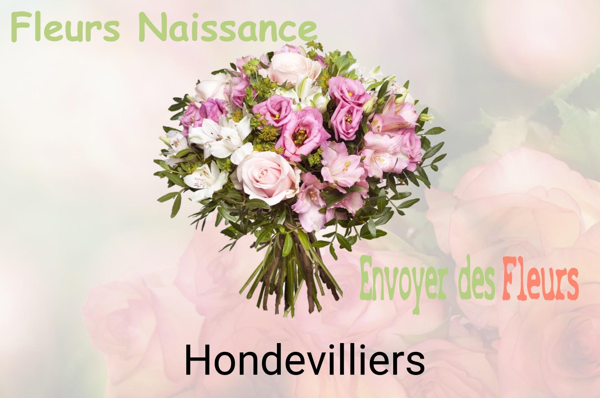 Bouquet de fleurs de naissance livré à Hondevilliers